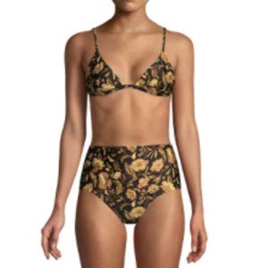 Matteau High waist Ginger Hibiscus bikini